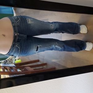 W32 L31 silver boot cut jeans NWOT